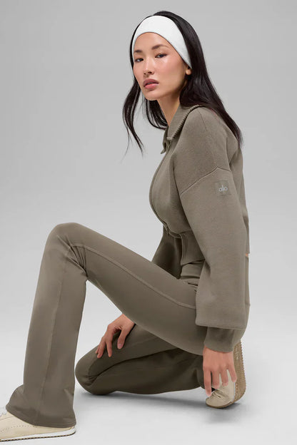 Veste Courte Zippée Scholar Knit