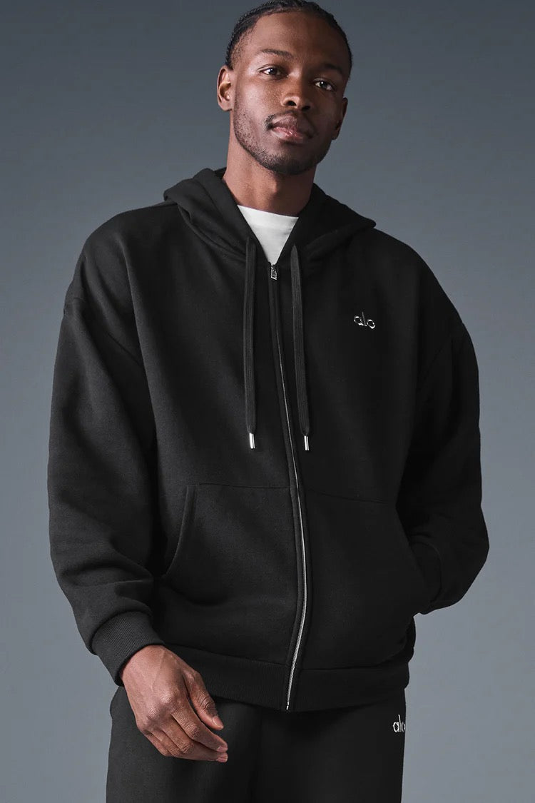 ALO Sweat À Capuche Zippé Accolade
