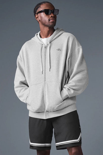 ALO Sweat À Capuche Zippé Accolade